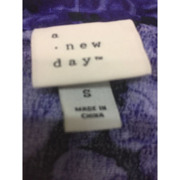 Women's Floral Print Ruffle Long Sleeve Dramatic Blouse Size S - Picture 3 of 9